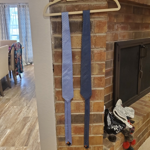 English Laundry Blue Silk Ties - Picture 2 of 3